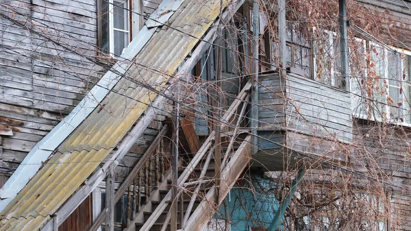 Details Und Elemente Der Fassade Des Gebäudes — Stockfoto