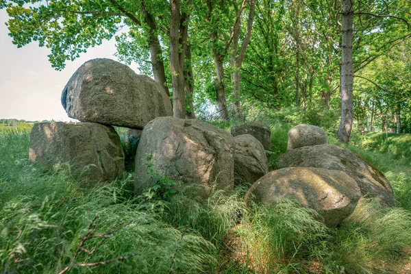 Prehistoric Dolmen Megalith Monument Putbus Lauterbach Ruegen Island — Stock Photo, Image