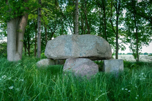 Prehistoric Dolmen Megalith Monument Putbus Lauterbach Ruegen Island — Stock Photo, Image