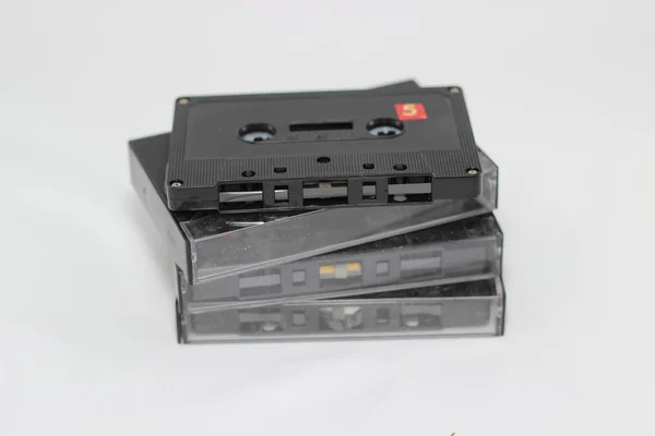 Cassetes áudio — Fotografia de Stock