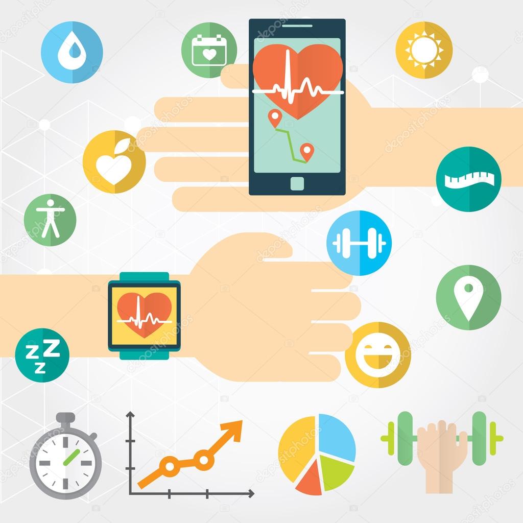 Modern technology equipment for monitoring the health