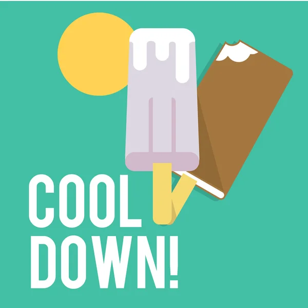 Conjunto de iconos de helado — Vector de stock