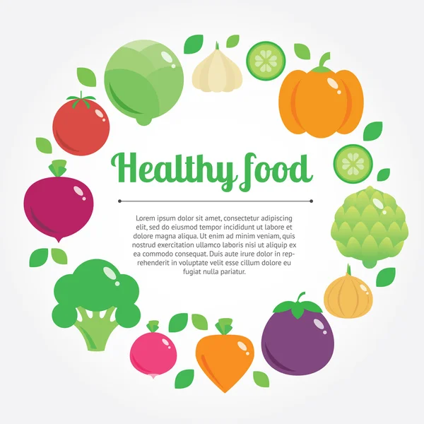 Healthy food background with place for text — ストック写真