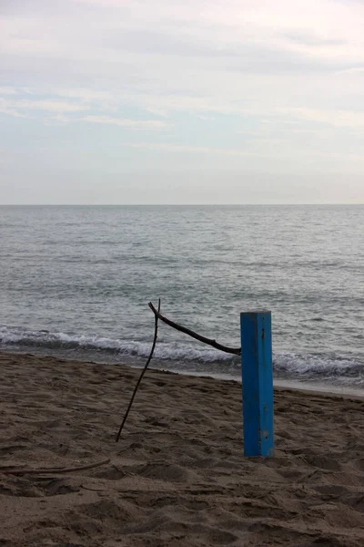 Corona Spiaggia Vuota Forte Dei Marmi Toscana Italia — Foto Stock