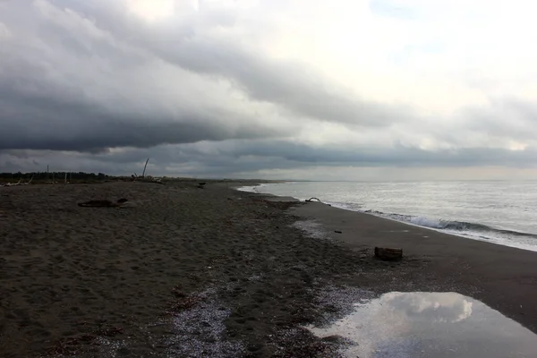 Corona Empty Spiaggia Torre Del Lago Toskania Włochy — Zdjęcie stockowe