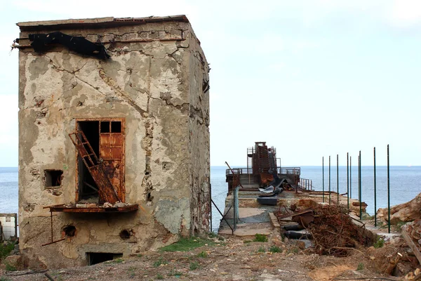 Cobertura Ferro Enferrujado Rio Marina Elba Island Toscana — Fotografia de Stock