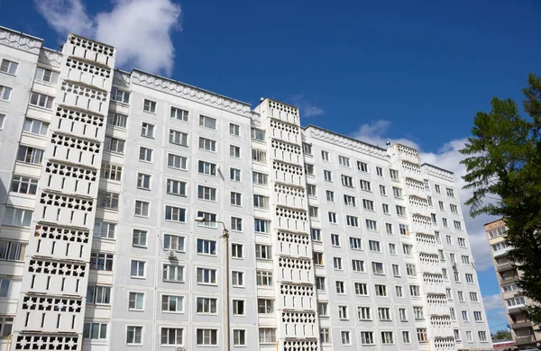 View Facade Modern Multi Storey Building Beautiful Balconies — Stock Photo, Image