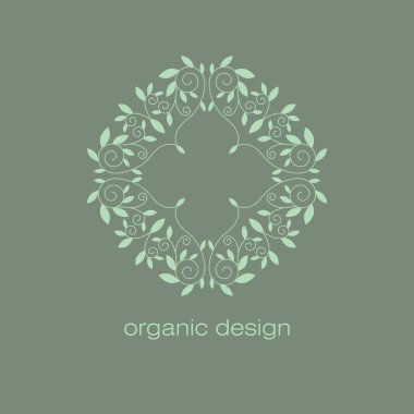 Vektör organik elementi.