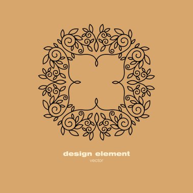 Vektör organik elementi.