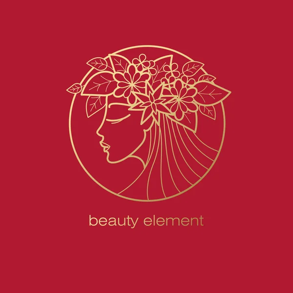 Logo. Kadın profili.