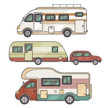 Set ulaşım tesisi - karavan