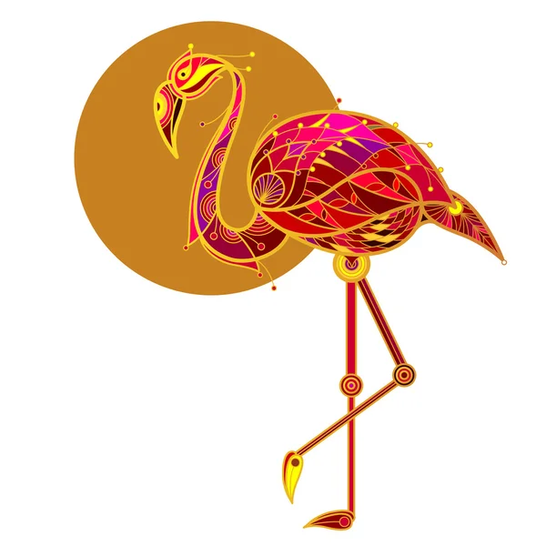 Grafika wektorowa Flamingo — Wektor stockowy