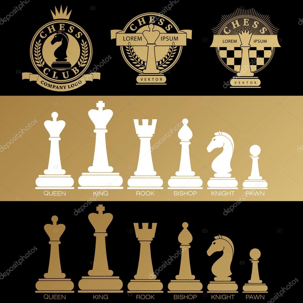Ícones de peças de xadrez . imagem vetorial de sasha-kasha© 106441314