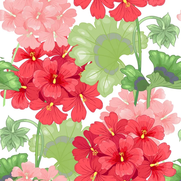 Vector seamless floral pattern. — Stock Vector