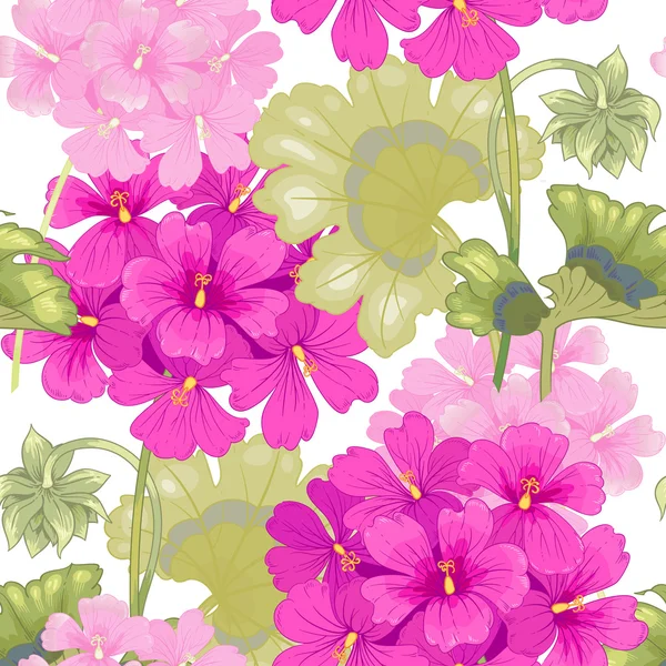 Vector patrón floral sin costura. — Vector de stock