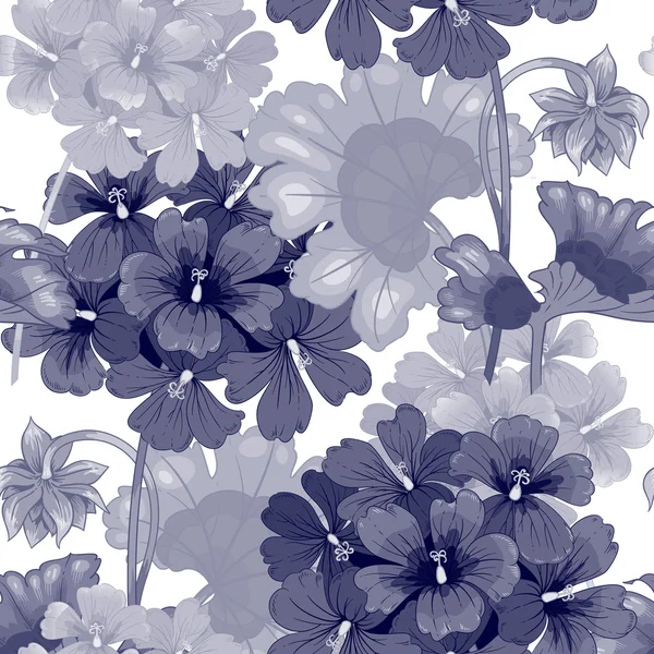 Vecteur motif floral sans couture. — Image vectorielle