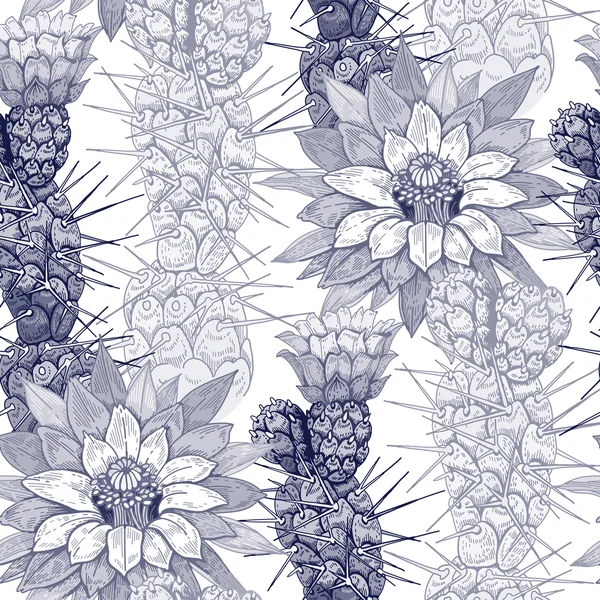 Patrón floral vector sin costura. — Vector de stock