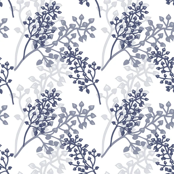 Vecteur motif floral sans couture. — Image vectorielle