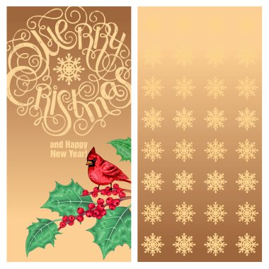 Noel tebrik kartı..