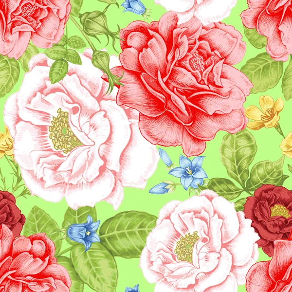 Seamless vector floral pattern. Stock Vector Image by ©sasha-kasha ...