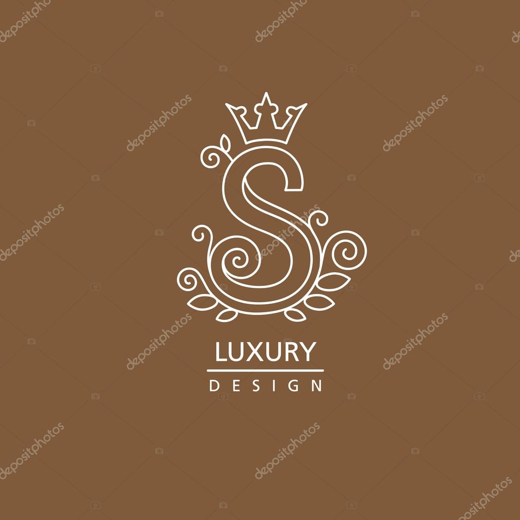 Logo With The Letter S And The Crown Vector Image By C Sasha Kasha Vector Stock Logo With The Letter S And The Crown Vector Image By C Sasha Kasha Vector Stock