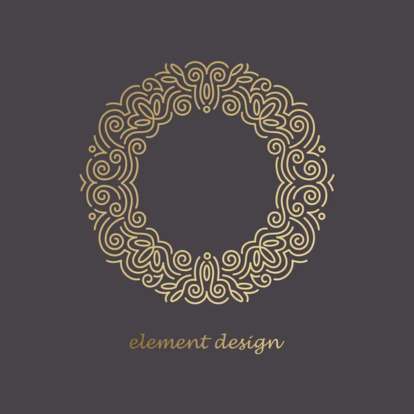 Elemento de design do logotipo . — Vetor de Stock