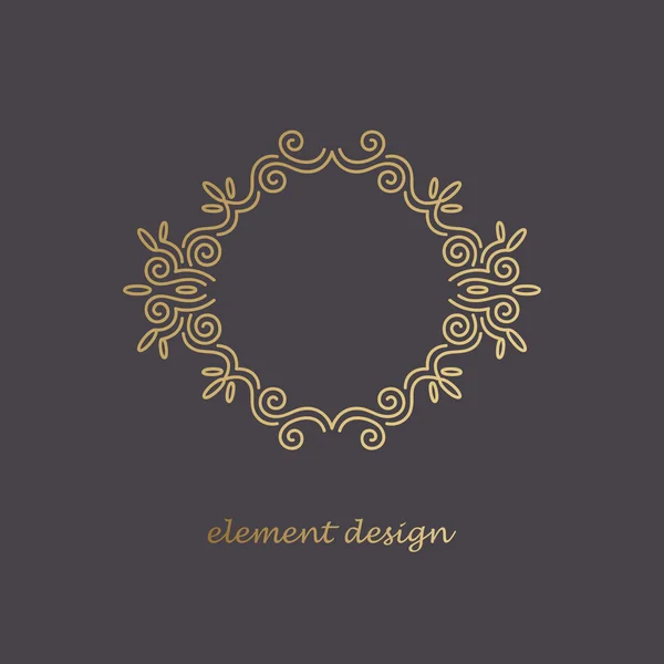 Elemento de design do logotipo . — Vetor de Stock