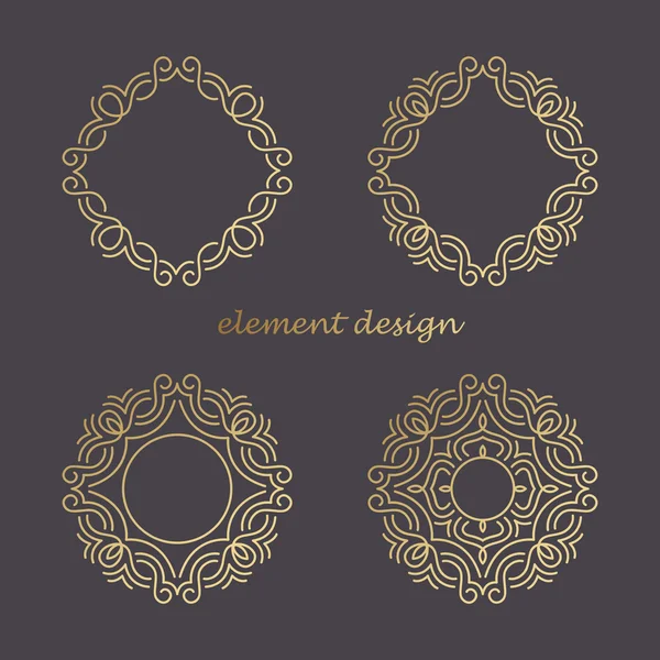 Logo Éléments de conception . — Image vectorielle