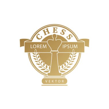 Logo with chess symbols