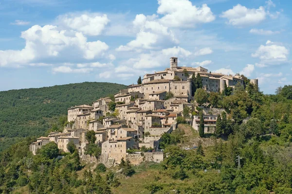 Άποψη Του Χωριού Του Labro Στην Επαρχία Του Rieti Lazio — Φωτογραφία Αρχείου