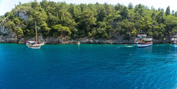 Ostrovy Egejského moře, Alanya Turecko — Stock fotografie