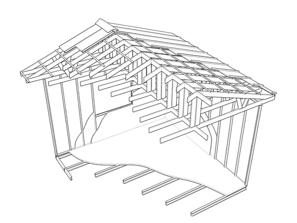 Metalik inşaat ile ev