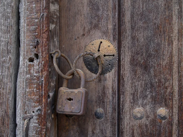 Old locking system — Stock Photo, Image