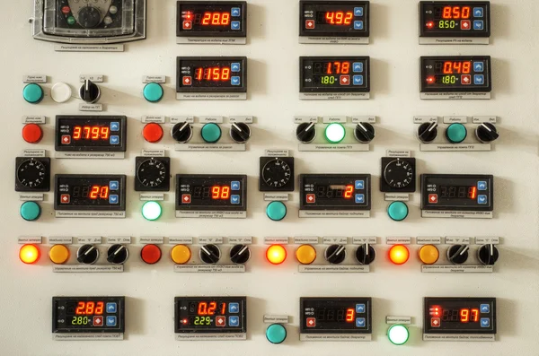 Industry Control Panel — Stock Photo, Image