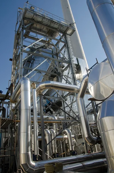 Intercambiadores de calor de aceite, una parte de la central eléctrica —  Fotos de Stock