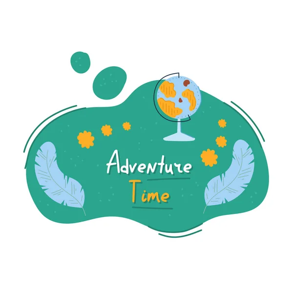 Creative Speech Bubble Adventure Time Doodle Colorful Sticker Bubble Cute Stock Illustration