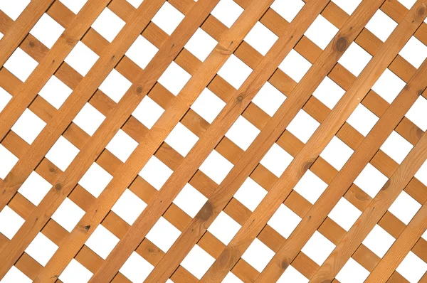 Krata drewniana (na białym tle) — Zdjęcie stockowe