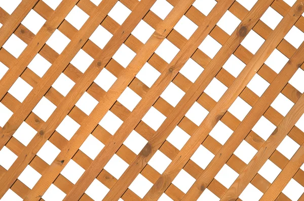 Wooden lattice (isolated) Royalty Free Stock Images