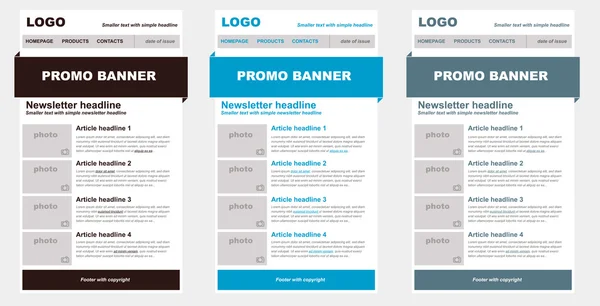 Bülten şablonu için iş veya kar amacı gütmeyen organizasyon