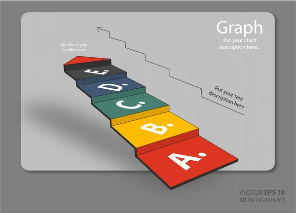 インフォ グラフィックの創造的なベクトル矢印 — ストックベクタ