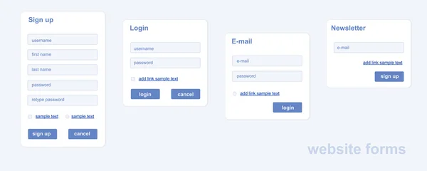 İş Web sitesi Teras öğeleri metin ile