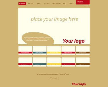 duyarlı web düzeni şablonu için moda