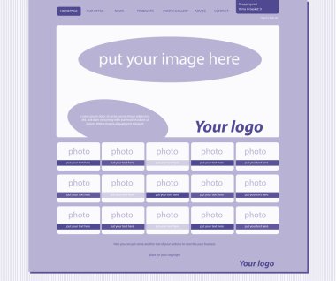 duyarlı web düzeni şablonu için moda