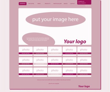 duyarlı web düzeni şablonu için moda