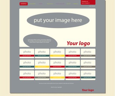 duyarlı web düzeni şablonu için moda