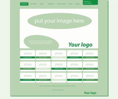 duyarlı web düzeni şablonu için moda