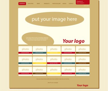 duyarlı web düzeni şablonu için moda