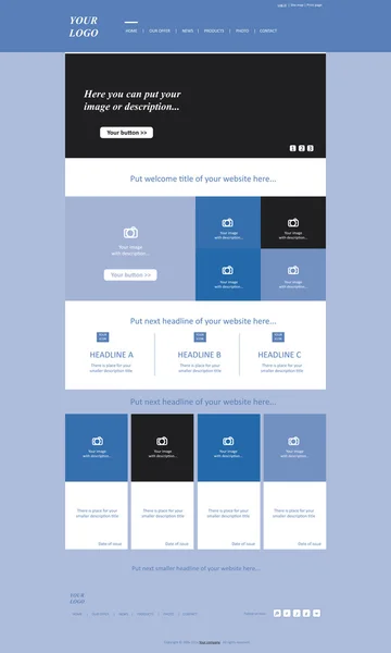 duyarlı web düzeni şablonu için iş veya kar amacı gütmeyen organi