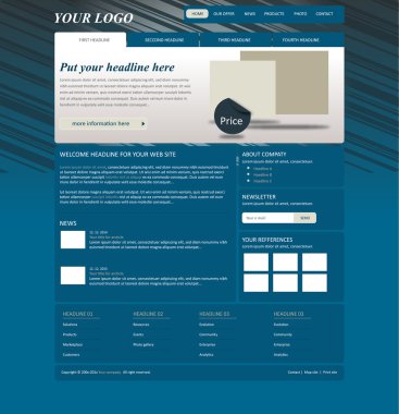 duyarlı web düzeni şablonu için iş veya kar amacı gütmeyen organi