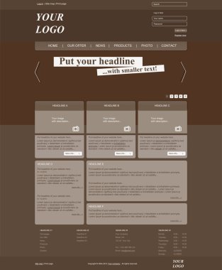 duyarlı web düzeni şablonu için iş veya kar amacı gütmeyen organi